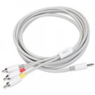 Hassle Free iPod Home Stereo TV Home Theater Plug and Play Connection Cable Wires Audio and Video