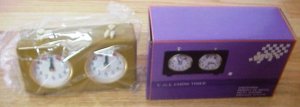 NEW HIGH GRADE MECHANICAL ANALOG CHESS CLOCK TIMER