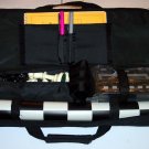 Triple Weighted Chess Pieces Board Caryall Bag Set NEW
