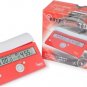 DIGITAL EASY GAME CHESS TIMER CLOCK BURGUNDY BLACK RED