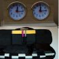 XX TOURNAMENT CHESS SET  BAG WOOD MECHANICAL CLOCK