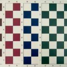 BLACK GREEN RED BLUE BROWN WHITE VINYL CHESS BOARD NEW