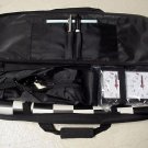 SET #1 CHESS PIECES BOARD DELUXE BAG ANALOG CLOCK NEW