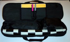 SET  XXX CHESS PIECES BOARD DELUXE BAG DIGITAL CLOCK