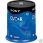 SONY DVD-R 100 PACK 4.7GB 120 MIN DVD MEDIA 16x SEALED