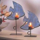 Light Blue Fish on Stand