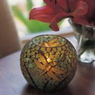 Round Dragonfly Candleholder