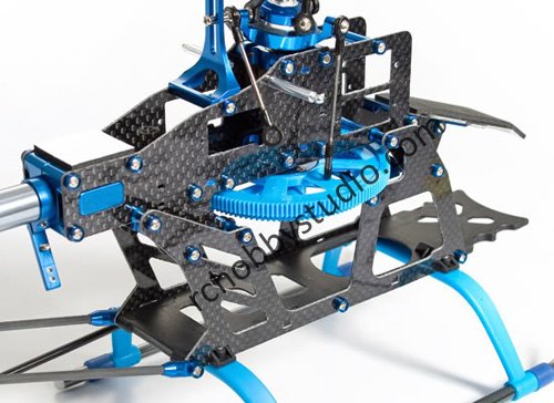 Piastra Cambio Principale Per Elicottero RC Align Trex 450 V2, Ricambio GTB Bianco