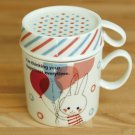 Shinzi Katoh upside-down balloon rabbit cafe mug