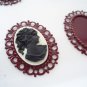 Lot of 6 25x18 Burgundy