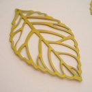 Yellow Leaf Pendant Lot of 6