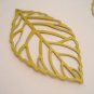 Yellow Leaf Pendant Lot of 6