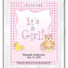 It's A Girl-Gingham-Pink