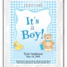 It's A Boy-Gingham-Blue