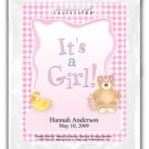 It's A Girl-Gingham-Pink