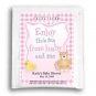 Enjoy This Tea-Gingham-Pink