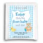 Enjoy This Tea-Gingham-Blue