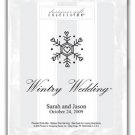 Wintry Wedding-Single Snowflake
