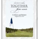 Together Fore-ever-Golf Flag Fairway
