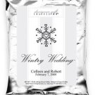 Wintry Wedding-Single Snowflake