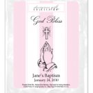 God Bless-Stripes-Pink-Praying Hands