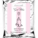 God Bless-Stripes-Pink-Praying Hands