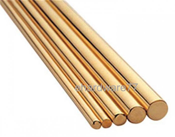 Round Solid Brass Rod 1 5mmo D X 1 Meter L