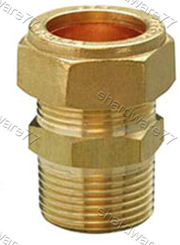 Plumbing Copper Pipe Fitting - Male Coupler 28mm x 1" BSP