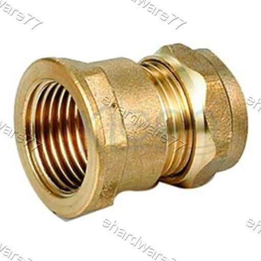 Plumbing Copper Pipe Fitting - Female Coupler 28mm x 1" BSP