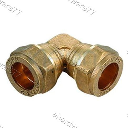 Plumbing Copper Pipe Fitting - Elbow Coupling 15mm