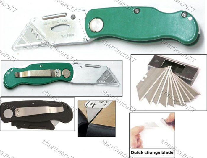Folding Lock-Back Super Utility Knife (W60500)
