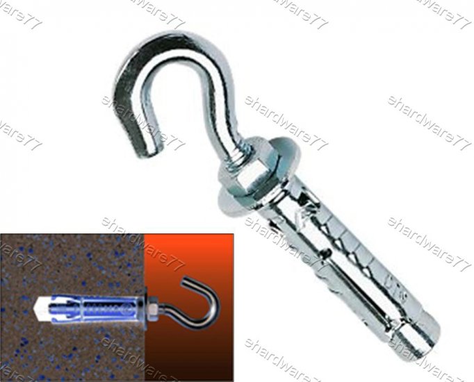 Masonry Hook Bolt Sleeve Anchors Bolt M8 (FT189)