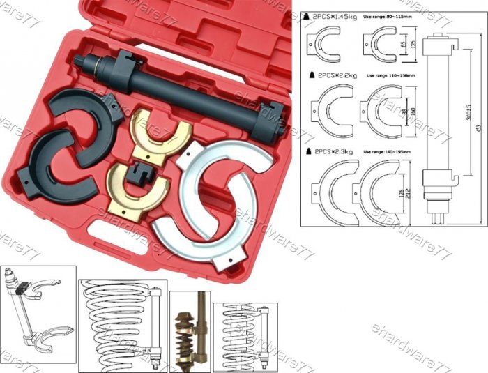 MACPHERSON TYPE STRUT COIL SPRING COMPRESSOR KIT (1941)