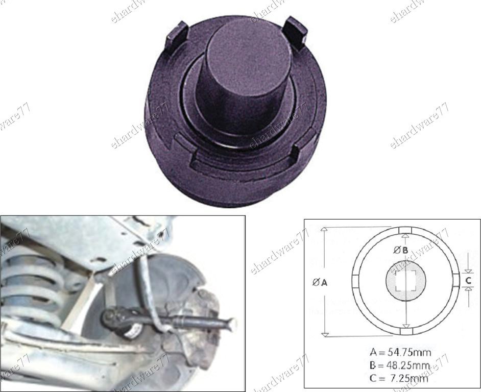 BENZ REAR AXLE FLANGE NUT SOCKET (1614)