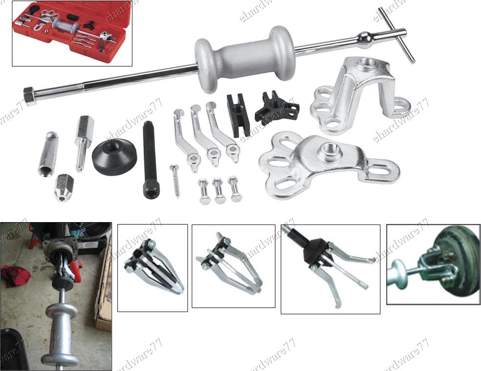 9-WAY UNIVERSAL AXLES SLIDE HAMMER PULLER SET (1145)