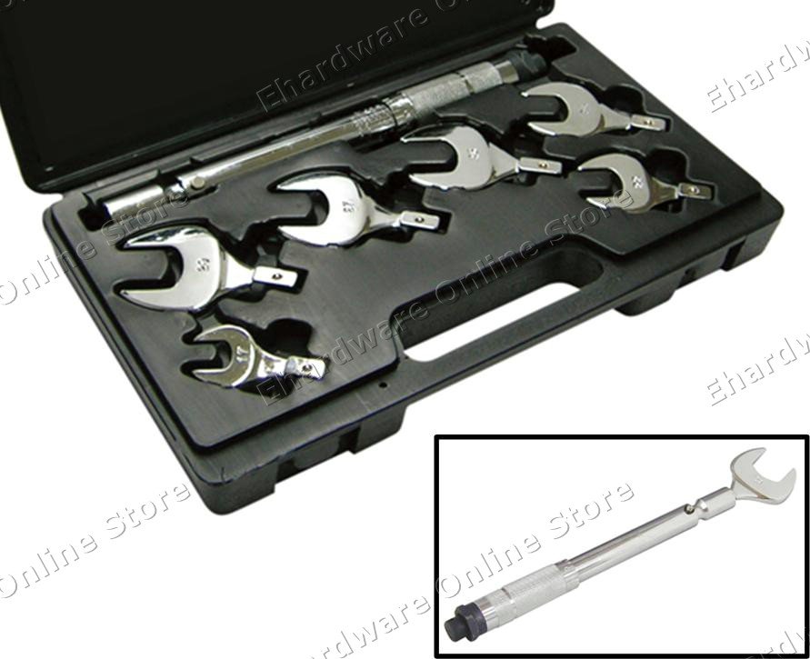 7Pieces Refrigeration Torque Wrench Spanner Set 1075Nm (PM633A)