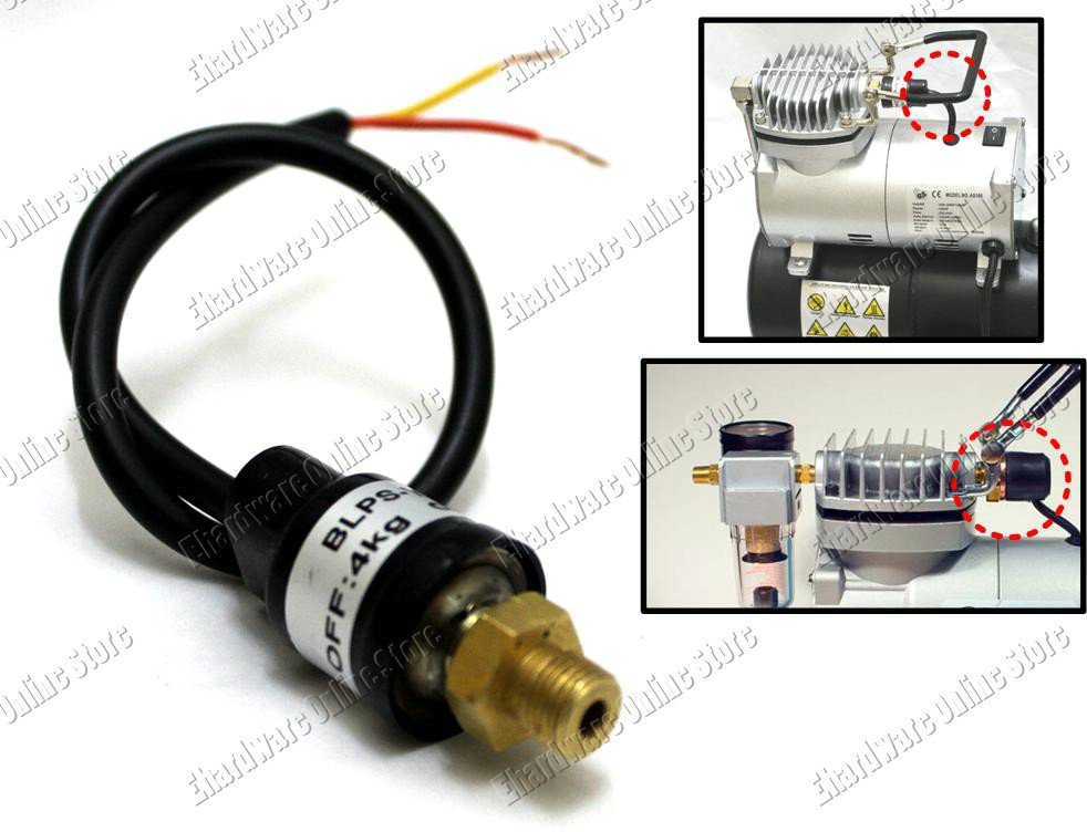 Airbrush Air Compressor Auto ON/OFF Control Pressure Switch (BLPSYKH)