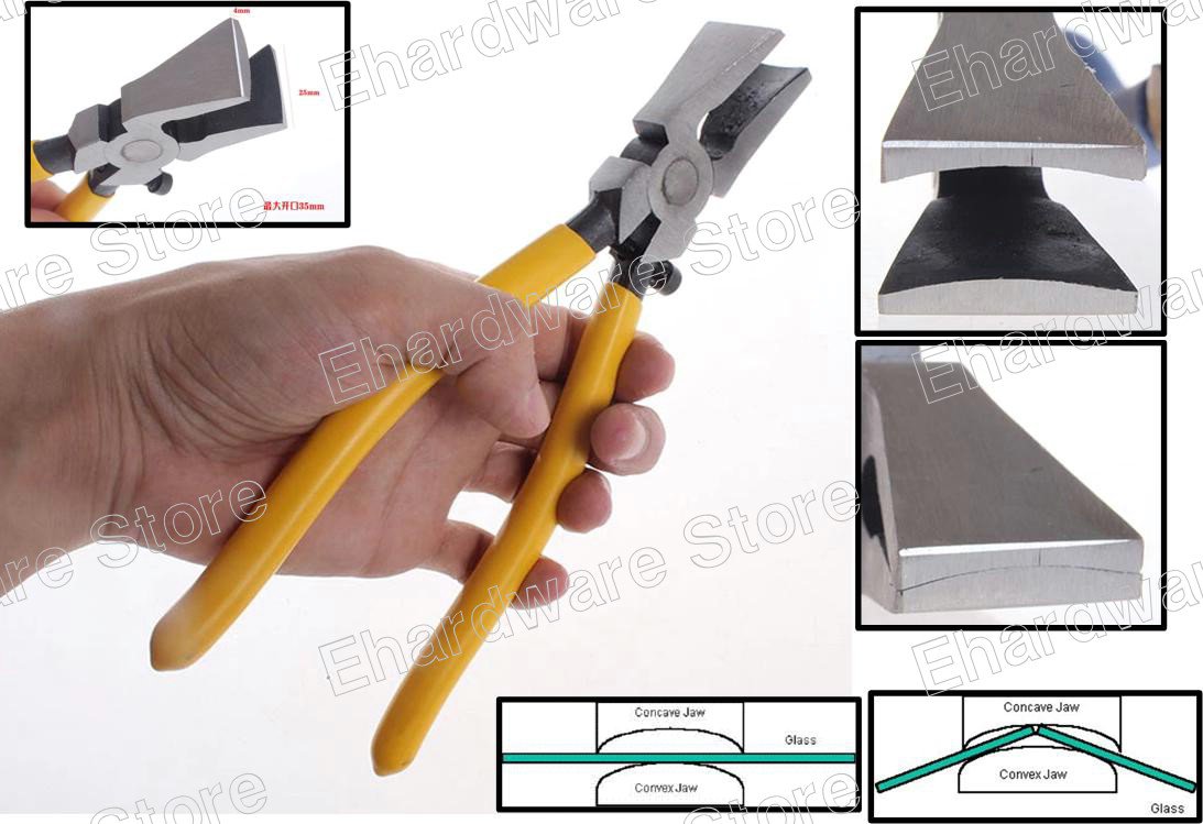 GLASS FRACTURE RUNNING PLIERS 200MM (RT-809)