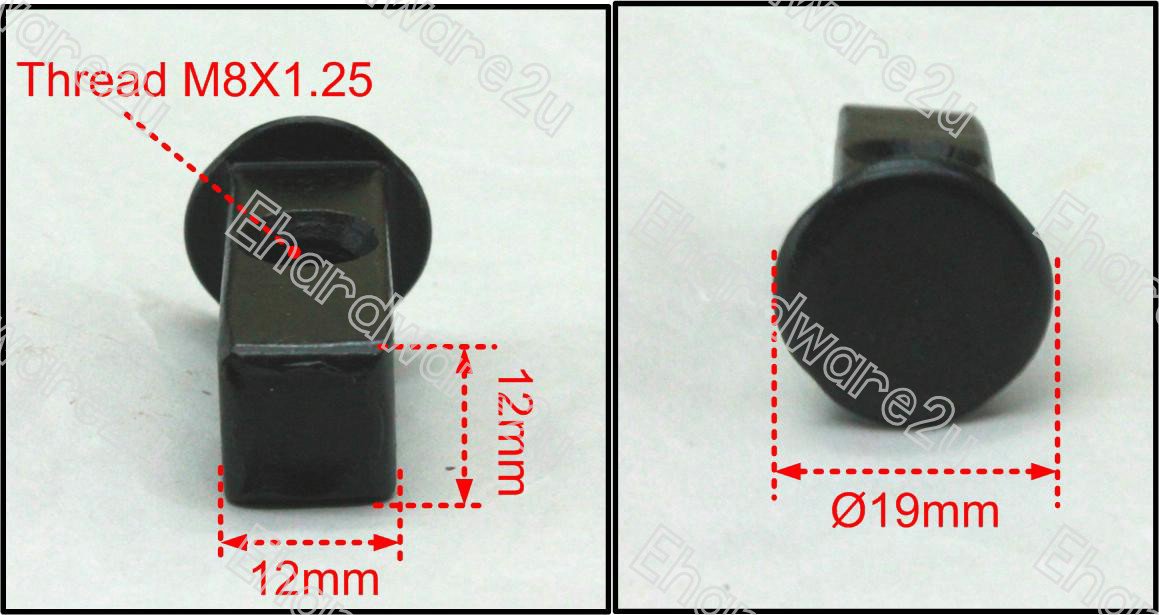Metal Bunk Bed Cross Square Block Nuts (BNSM8)