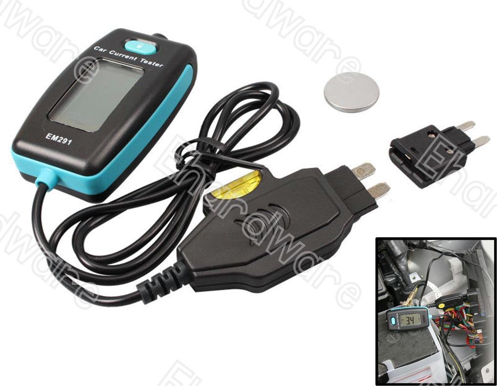 Car Fuse Current Measure Tester Fuse Box Faulty Diagnostics 20A (EM291)