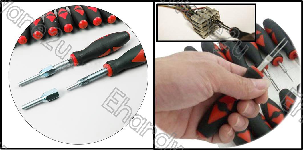 23PCS CONNECTOR TERMINAL PINS REMOVAL TOOL KIT (4688)