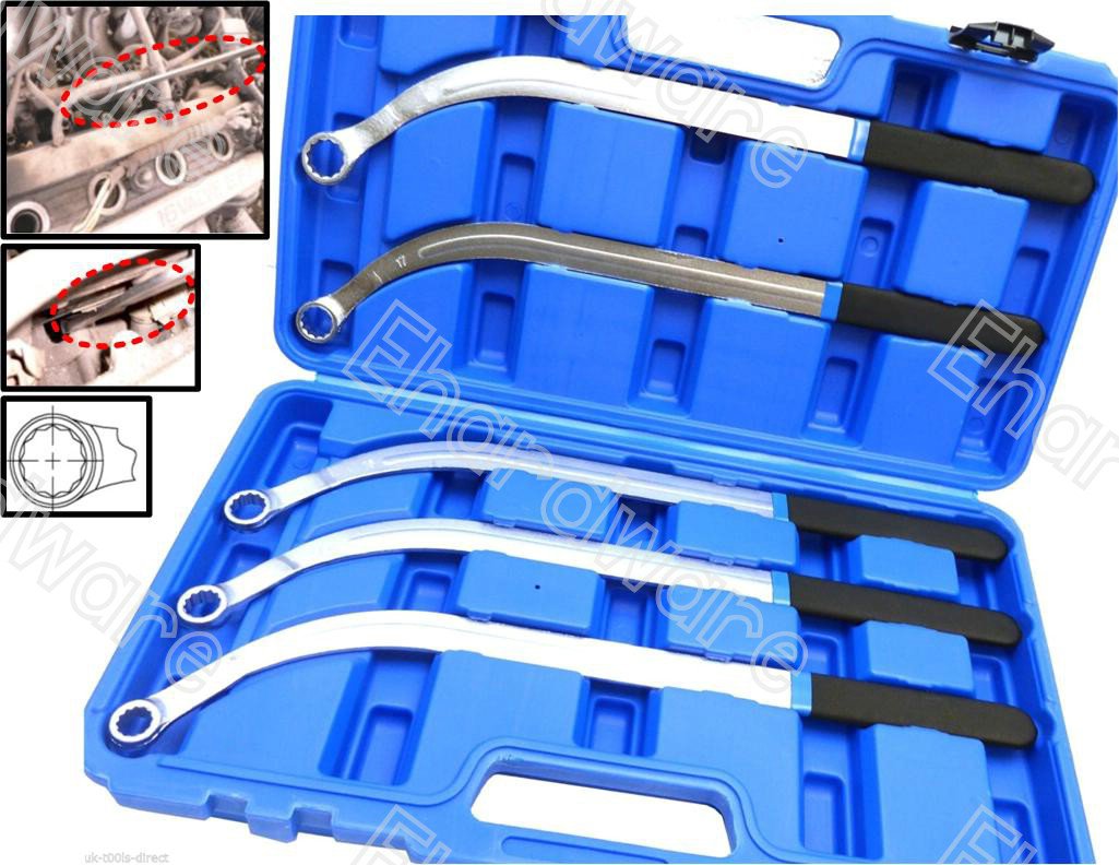 5Pcs Long Reach Timing Auxiliary Pulley Wrench Set (DPW1319)