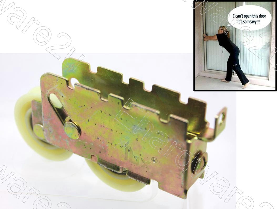 Aluminium Frame Sliding Glass Door Double Roller 38mm (006)