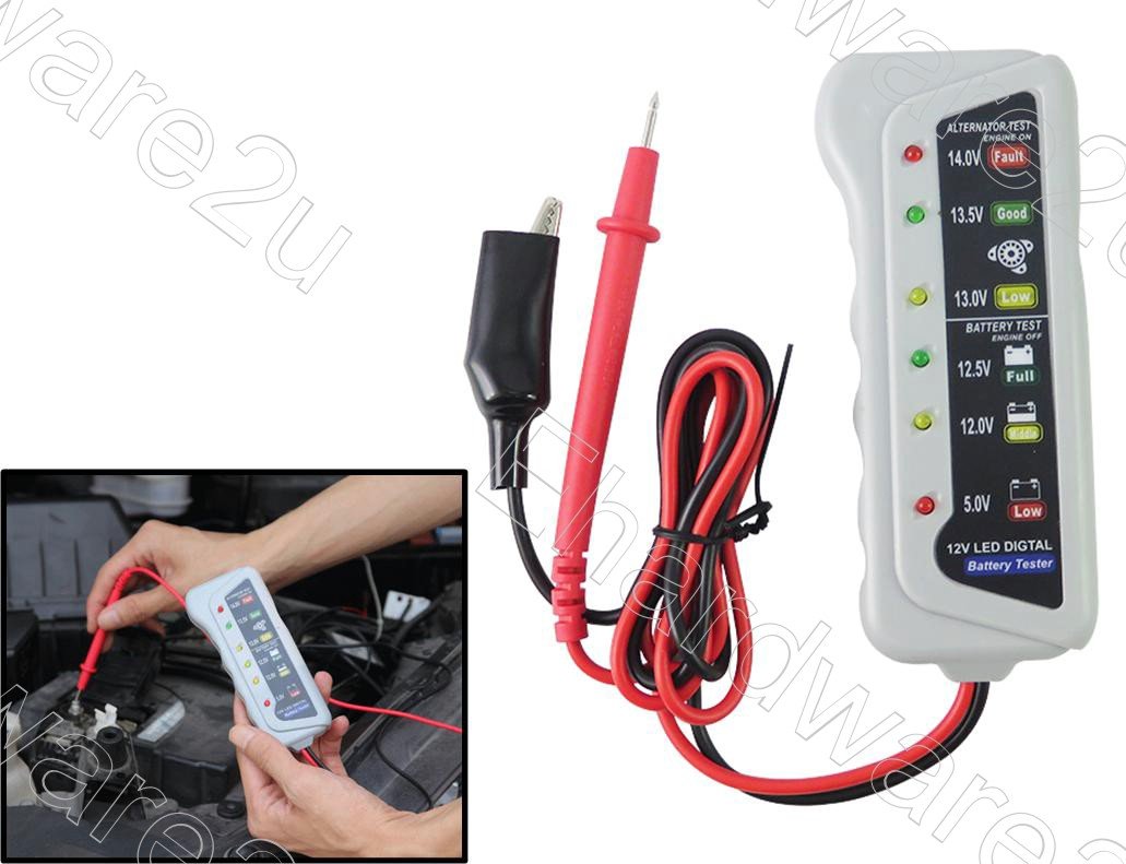 Easy Read Automotive Car Battery & Alternator Tester (J027A)
