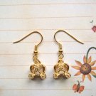 N340HM Gold Carriage Earring