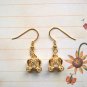 N340HM Gold Carriage Earring