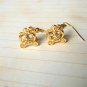 N340HM Gold Carriage Earring