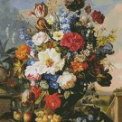 Counted Cross Stitch Pattern - FLOWER STILL LIFE