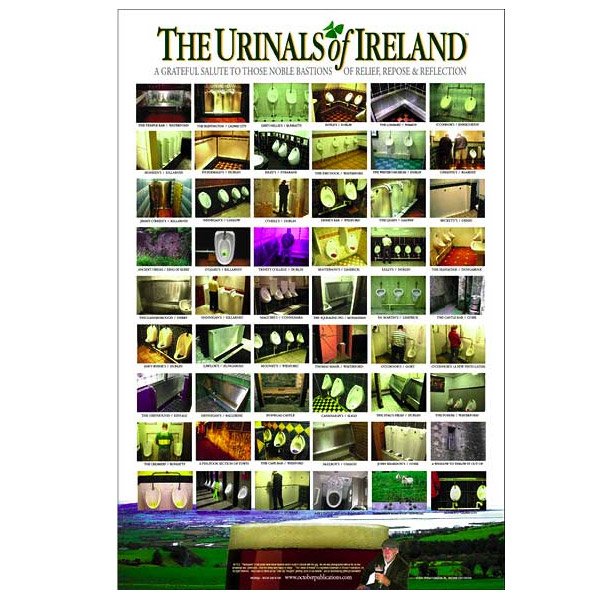 The Urinals of Ireland Home Bar Poster