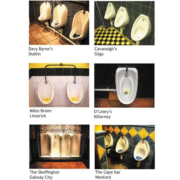 The Urinals of Ireland Home Bar Poster